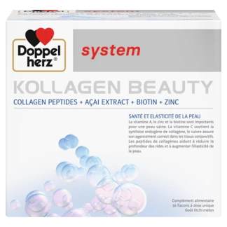 Illustration of the product packaging Doppelherz system KOLLAGEN BEAUTY front view